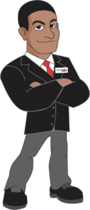 Mascot Folded arms